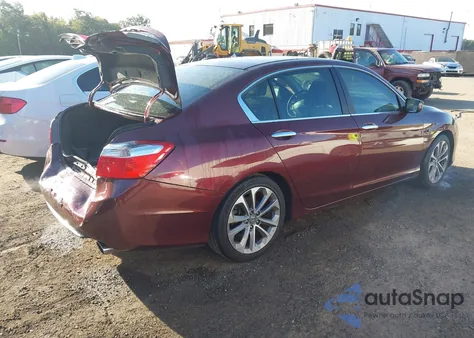 2013 Honda Accord Sport из США, поврежденный, VIN 1HGCR2F51DA277808